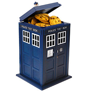 Dr. Who TARDIS Cookie Jar